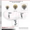 Service Caster 6 Inch Nylon Caster Set with Ball Bearings 2 Brakes 2 Rigid SCC SCC-20S620-NYB-TLB-2-R-2 - alternate 6